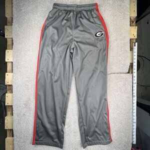 Vintage Georgia Bulldogs Track Pants Men Medium Zip‎ Leg Y2K Baggy